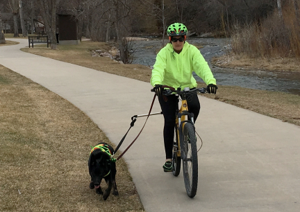 Tabaliah w Marna Biking Spearfish South Dakota 2017-03-08